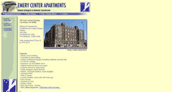 Desktop Screenshot of emerycenterapts.com